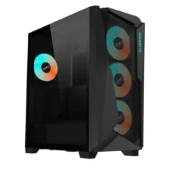Gabinete Gigabyte C301 Glass, Mid tower ATX/E-ATX, Incluye 4 Ventiladores ARGB (MPN GB-C301G, Gabinetes para PC) img-1