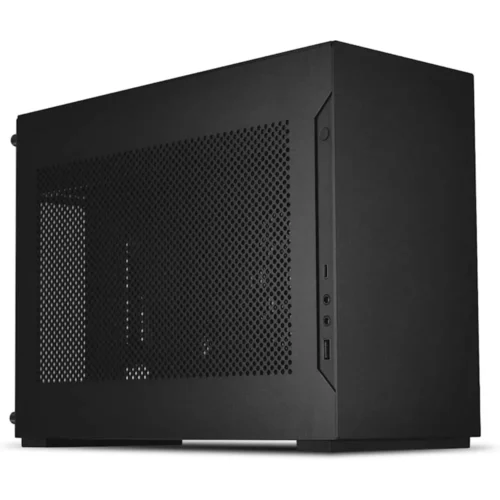 Gabinete Lian-Li A4-H2O Black Mini ITX 11-litros, Compatible 240mm Cooler G99.A4H2OX4.00