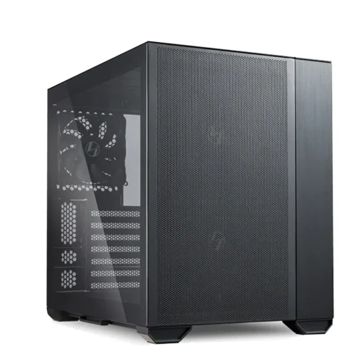 Gabinete Lian-Li O11 Air Mini Black, ATX, m-ATX, Mini ITX Modular Back Panels (MPN G99.O11AMX.00, Gabinetes para PC) img-1