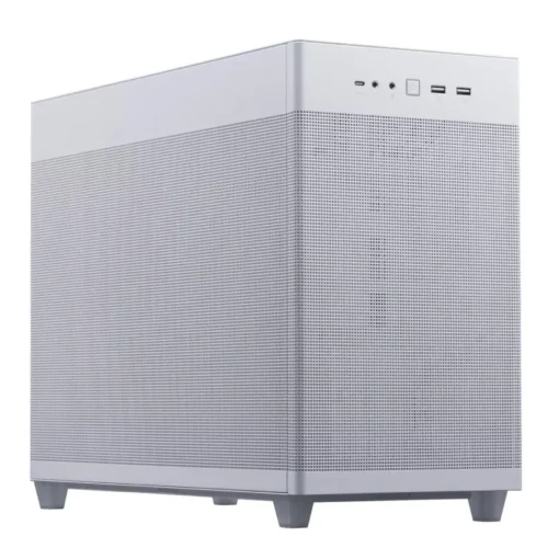 Gabinete Micro ATX ASUS Prime AP201 MESH (White) (MPN AP201 ASUS PRIME CASE MESH WHITE EDITION, Gabinetes para PC) img-1