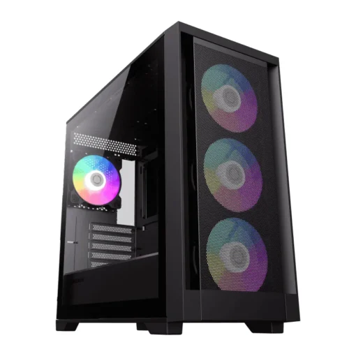 Gabinete Micro ATX Gamemax Negro 3 vent incluídos DEFENDER MESH img-1