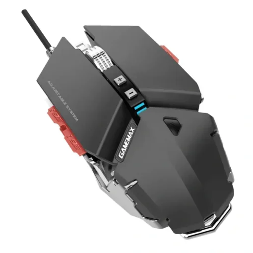 Genericos Mouse Gamer Gamemax Gx-9, 10 Botones, 4000Dpi, Wired, Negro (MPN GAMEMAX GX9, Mouses) img-1