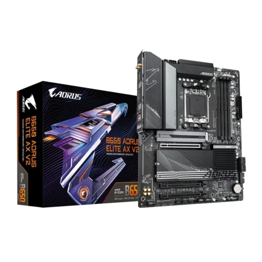 Gigabyte Placa Madre B650 Aorus Elite Ax V2, Am5, Ddr5 4400/8000Mhz, M.2 X3, Atx (MPN B650 A ELITEAX V2, Placas madres para PC) img-1