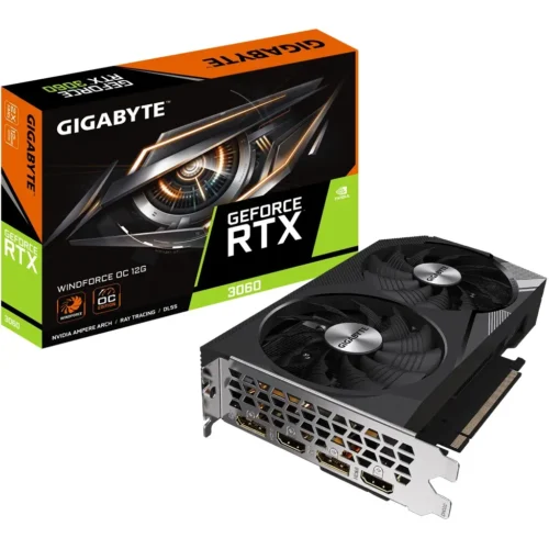Gigabyte Tarjeta De Video Geforce Rtx 3060 Windforce Oc De 12Gb Gddr6 (MPN GV-N3060WF2OC-12GD, Tarjetas gráficas para PC) img-1