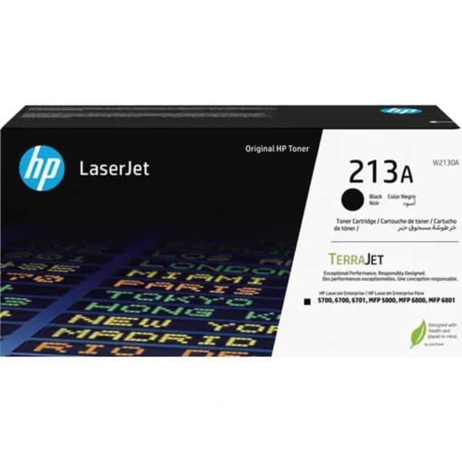 Tóner HP 213A Negro, Cartucho LaserJet Original, 3500 Páginas (MPN W2130A, Suministros para impresoras) img-1