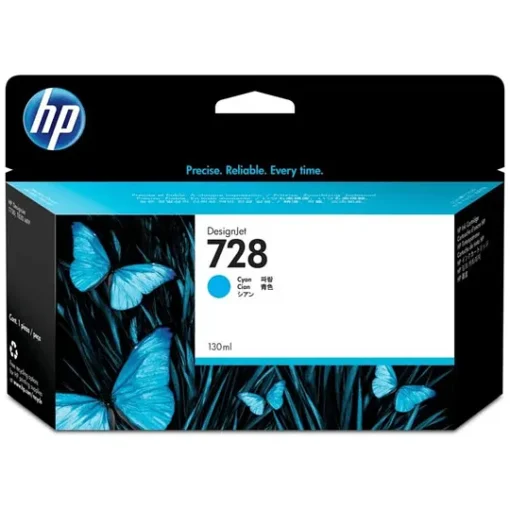 HP 728 130-ml Cyan DesignJet Ink Cartridge F9J67A img-1