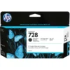 HP 728 130-ml Matte Black Ink Cartridge (MPN 3WX25A, Suministros para impresoras) img-1