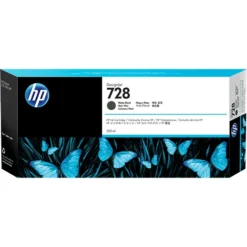 HP 728 300-ml Matte Black DesignJet Ink Cartridge F9J68A img-1