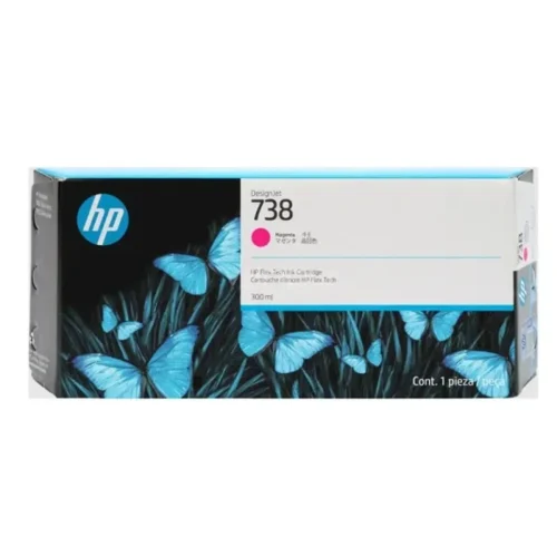 HP Tinta Magenta 300ml para DesignJet, Alta Calidad, (MPN 676M7A, Suministros para impresoras) img-1