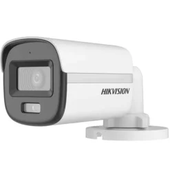 Hikvision Cámara Bullet Colorvu Fixed Mini (2Mp, Cmos, 3D Dnr, Icr, Fhd, Ip67 DS-2CE10DF0T-LPFS 2.8MM