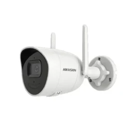 Cámara Bullet IP Hikvision 2MP, Wi-Fi, audio, IP66, hasta 30m IR (MPN DS-2CV2021G2-IDW, Cámaras de seguridad) img-1