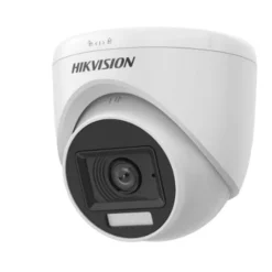 Hikvision Cámara Fija Tipo Torreta Para Interiores Con Audio, Luz E Híbrido DS-2CE76K0T-LPFS 2.8MM