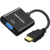 Hikvision Cable Adaptador Hdmi A Vga M/H 20Cm (MPN HS-HUB-H2V, Adaptadores, HUBs y Dockings) img-1