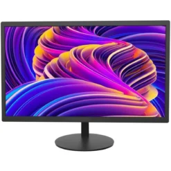 Monitor Hikvision 18.5" HD, Borde Infinito, Luz Azul Baja, HDMI/VGA (MPN DS-D5019S0-1P0, Monitores) img-1
