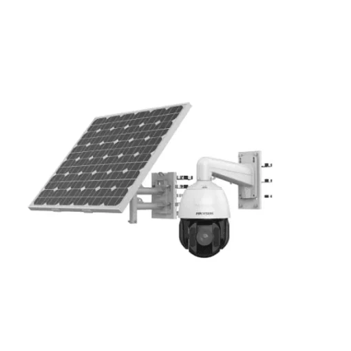Hikvision Kit De Cámara De Seguridad Ptz Con Energía Solar Pro De 4 Mp Y 25 (MPN DS-2DE5425IWG-K/4G, Cámaras de seguridad) img-1