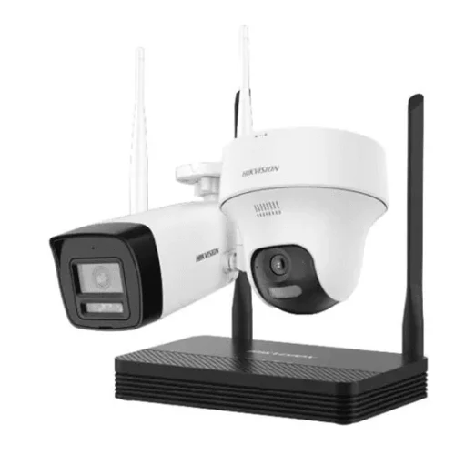 Hikvision Kit De Videovigilancia Ip , Kit Cctv Wifi 4Mp H.265 Bullet Y Turret (MPN NKS424W02H, Cámaras de seguridad) img-1