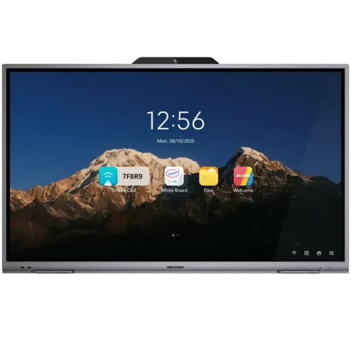 Hikvision Pantalla Interactiva 75"4K Camara y Mic Android 11 Wifi DS-D5B75RB/D