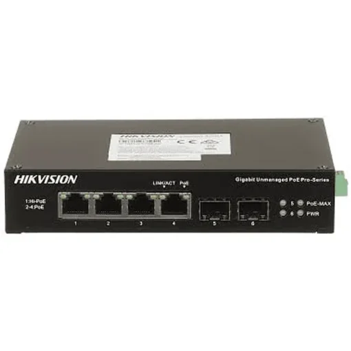 Hikvision Pro Series Conmutador Sin Gestionar 3 X 10/100 (MPN DS-3T0506HP-E/HS, Switches de red) img-1