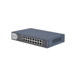 Hikvision Switch 10/100/1000 16P/Rackeable/No Admin /Metálico (MPN DS-3E0516-E(B), Switches de red) img-1