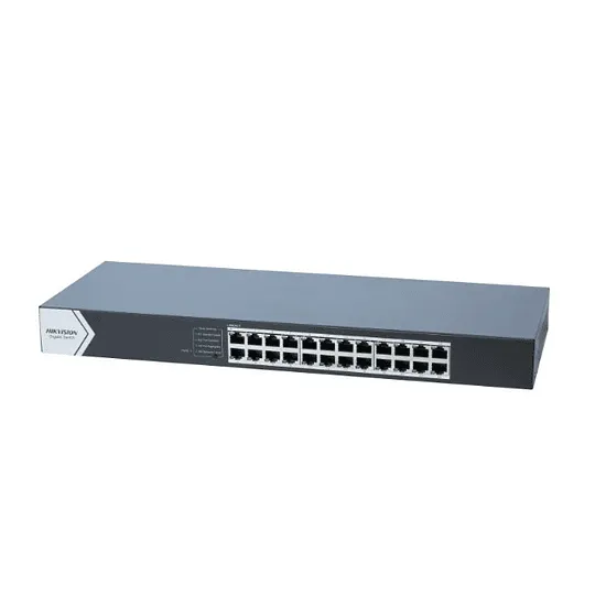 Hikvision Switch Gigabit 24 Puertos Rj45, Montaje En Rack, Carcasa Metã¡Lica (MPN DS-3E0524-E(C), Switches de red) img-1