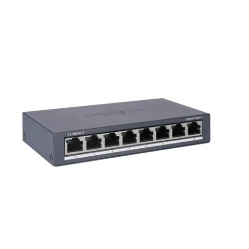 Hikvision Switch 10/100/1000 8P /Metal (MPN DS-3E0508-O(O-STD), Switches de red) img-1