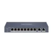 Switch Hikvision 10 Puertos, PoE 8 Gigabit, 2 SFP, 123W Total (MPN DS-3E1310HP-EI, Switches de red) img-1