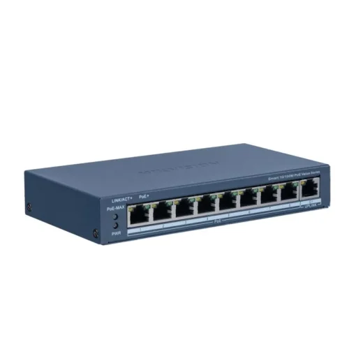 Hikvision Switch 8 Port POE+1 Gigabit Smart No Amd. 300mt 60W DS-3E1309P-EI/M