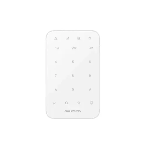 Teclado inalámbrico Hikvision, 433MHz, cifrado AES, baterías AA incluidas (MPN DS-PK1-E-WB, Sensores de seguridad) img-1