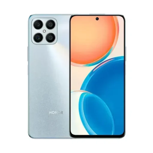 Honor Smartphone X8, Ram 6Gb, Almacenamiento 128Gb, Android 11, Plata Estelar (MPN 5109ADDT, Celulares) img-1