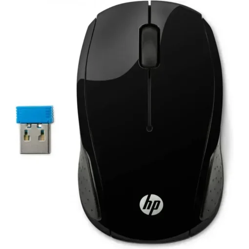 Hp 200 Inalámbrico Optical Mouse (Negro (MPN X6W31AA, Mouses) img-1