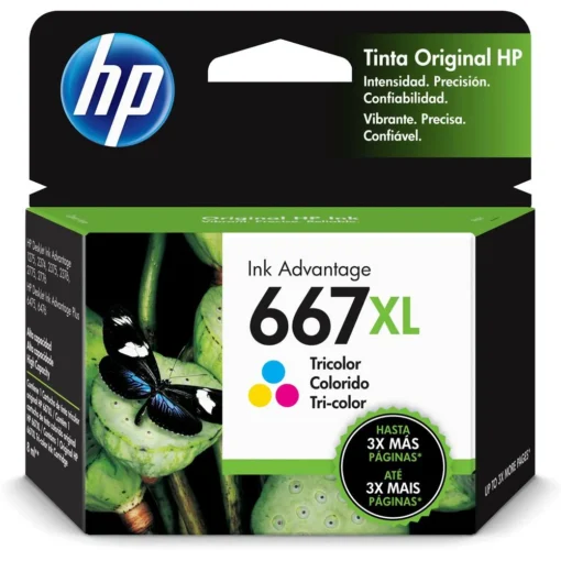 Hp 667Xl Ink Cartridge Tricolor 3YM80AL