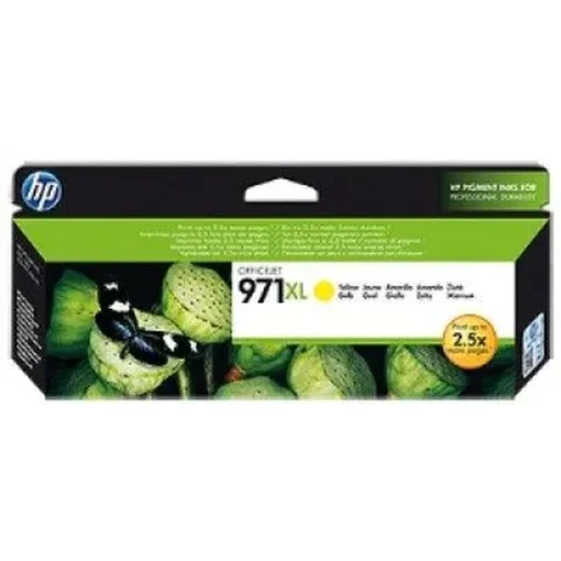HP Cartucho Tinta 971XL Amarillo, 83 ml, 6600 Páginas (MPN CN628AM, Suministros para impresoras) img-1