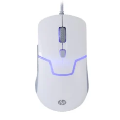 Mouse Gamer Hp Blanco Alambrico (MPN M100S, Mouses) img-1