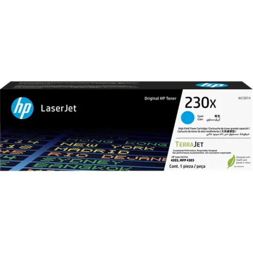 Hp Cartucho De Tóner Original Laserjet 230X Cian ( ), Rendimiento 5500 Paginas (MPN W2301X, Suministros para impresoras) img-1