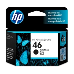 Hp Cartucho De Tinta 46 Negro Original Ink Advantage (MPN CZ637AL, Suministros para impresoras) img-1