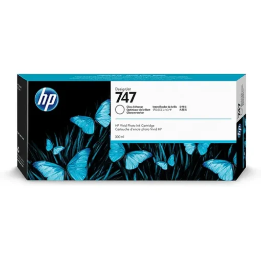 Cartucho Tinta HP DesignJet 747 Gloss Enhancer, 300 ml, Z9+, 200 años (MPN P2V87A, Suministros para impresoras) img-1