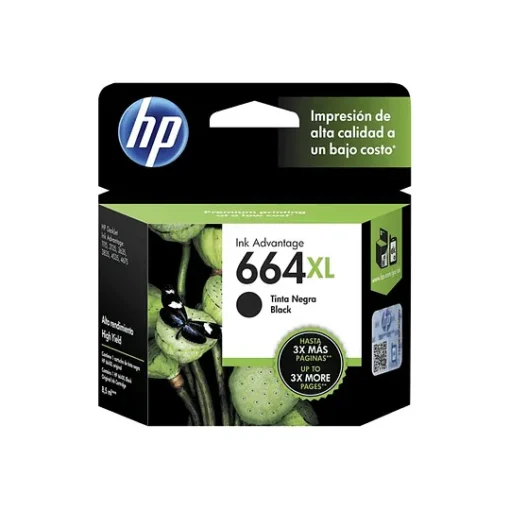 Hp Cartucho Original De Tinta Negra De Alto Rendimiento 664Xl Advantage F6V31AL img-1