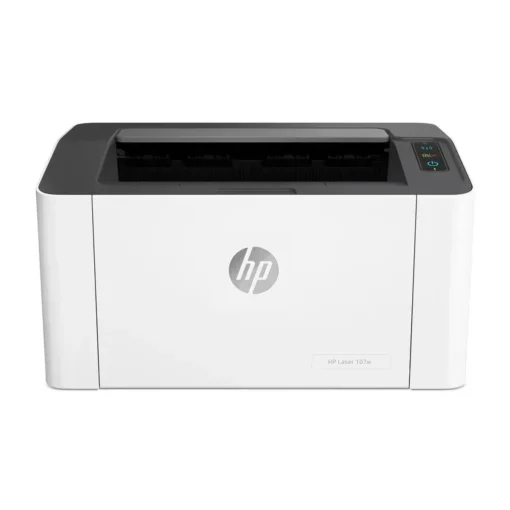 Hp Impresora Láser 107W Inalámbrica, Blanco/Negro, Hasta 21Ppm, Wifi-Usb (MPN 4ZB78A, Impresoras tradicionales) img-1