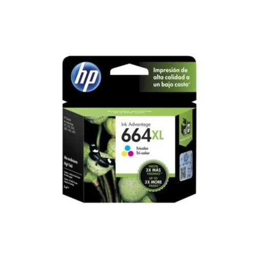 Cartucho HP 664XL Color, Alto Rendimiento, Original Ink Advantage (MPN F6V30AL, Suministros para impresoras) img-1