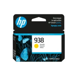 Cartucho Tinta HP 938 Amarillo Original Ink Cartridge (MPN 4S6X7PL, Suministros para impresoras) img-1