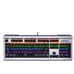 Hp Teclado Gamer Rgb, Mecánico, Azul Switch, Anti-Ghosting, N-Key Rollover (MPN GK520, Teclados) img-1