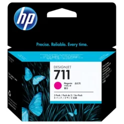 Hp Tinta 711 3-Pack 29-Ml Magenta Ink Cartridges (MPN CZ135A, Suministros para impresoras) img-1