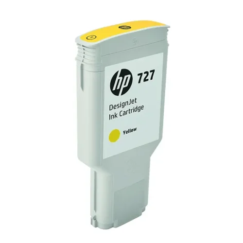 Cartucho Tinta HP 727 Amarillo, 300 ml, DesignJet Compatible (MPN F9J78A, Suministros para impresoras) img-1
