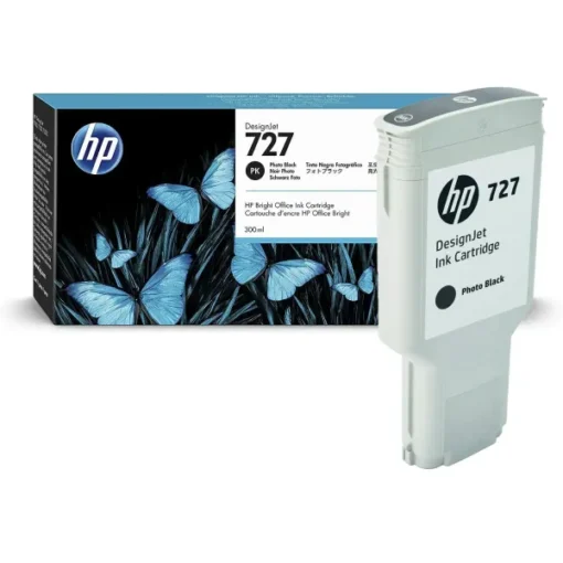 Hp Tinta 727 300 Ml Foto Negro (MPN F9J79A, Suministros para impresoras) img-1