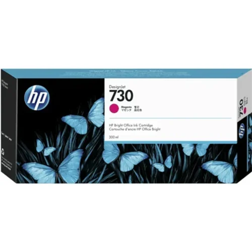 Cartucho de Tinta Magenta HP 730 300ml para DesignJet T1700, T1700dr (MPN P2V69A, Suministros para impresoras) img-1