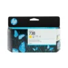 Cartucho Amarillo HP 738 130ml, Para DesignJet T850/T950 (MPN 498N7A, Suministros para impresoras) img-1