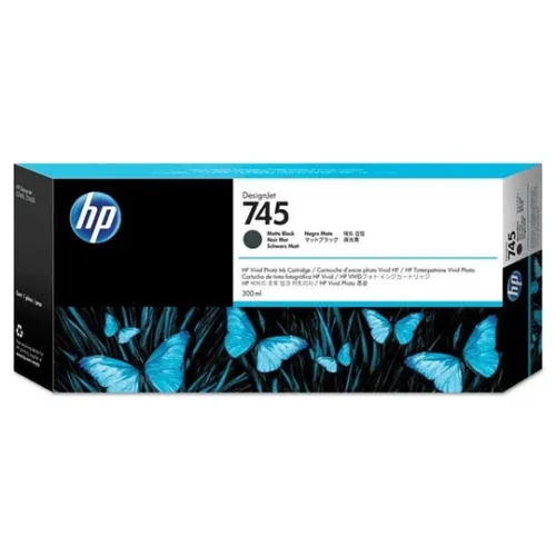 Hp Tinta 745 300 Ml Mate Negro (MPN F9K05A, Suministros para impresoras) img-1