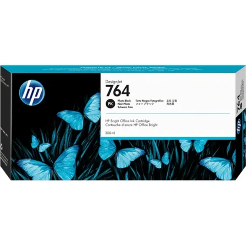 Hp Tinta 764 300-Ml Foto Negro (MPN C1Q17A, Suministros para impresoras) img-1