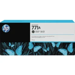 Tinta HP 771 Negro Mate 775ml, Calidad Fotográfica, para DesignJet (MPN B6Y15A, Suministros para impresoras) img-1