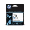 Cartucho Tinta HP 712 Cyan 29ml para Impresora DesignJet Sostenibilidad (MPN 3ED67A, Suministros para impresoras) img-1
